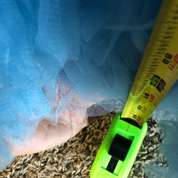 Sherri Hill - 52693 Strapless Ruffle Fringed Tulle Ball Gown Size 00 Unaltered - Picture 9 of 12